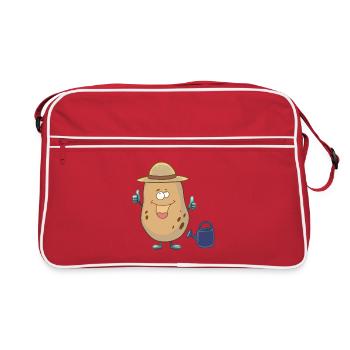 Pomme de terre Pommes de terre Jardinier amateur - Sac Retro - rouge/blanc - Devant