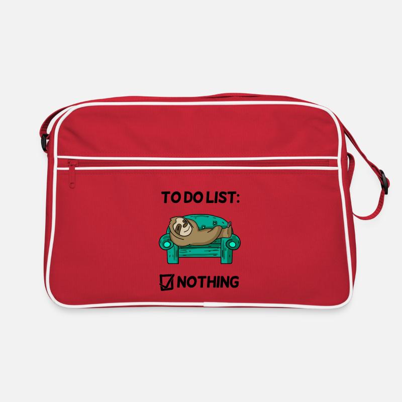 To do Liste - lustige sprüche Retro Tasche