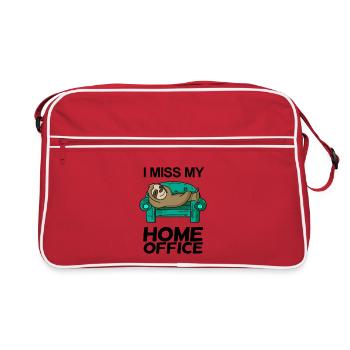 Bureau à domicile Dire drôle - Sac Retro - rouge/blanc - Devant