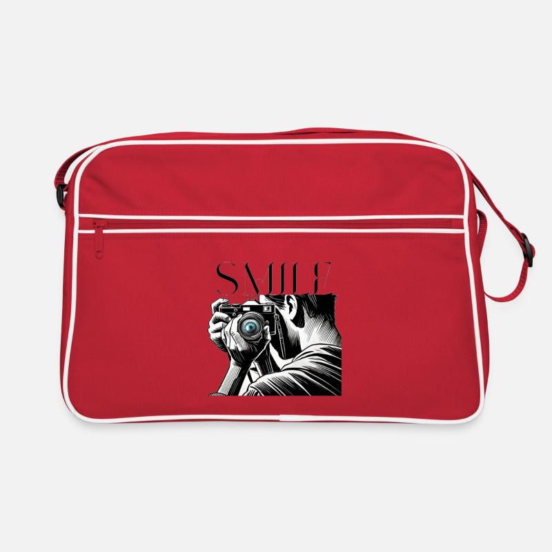 Camera Focus-Please Smile Design for Photographers Retro Bag