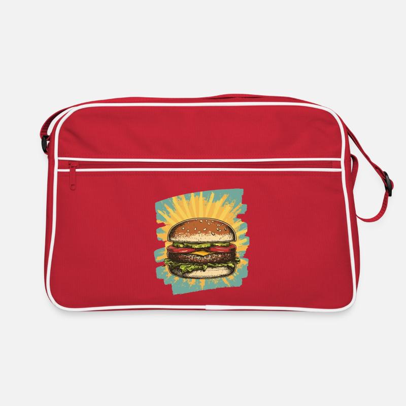 Burger Retro Retro Tasche
