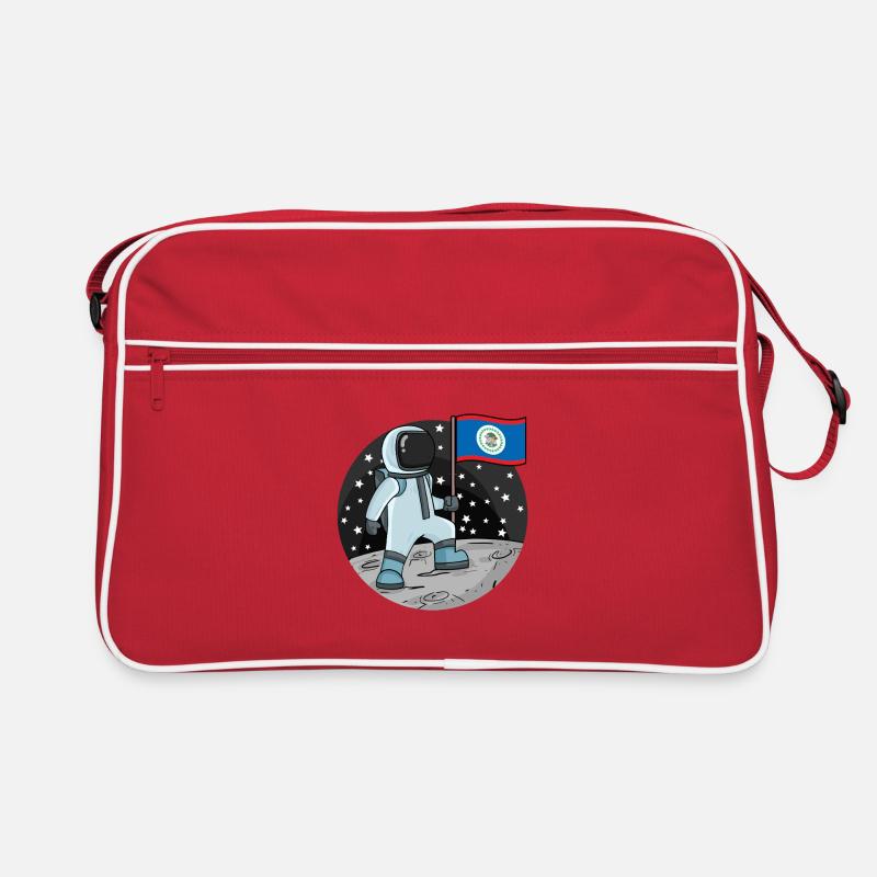 Drapeau astronaute Belize Sac Retro