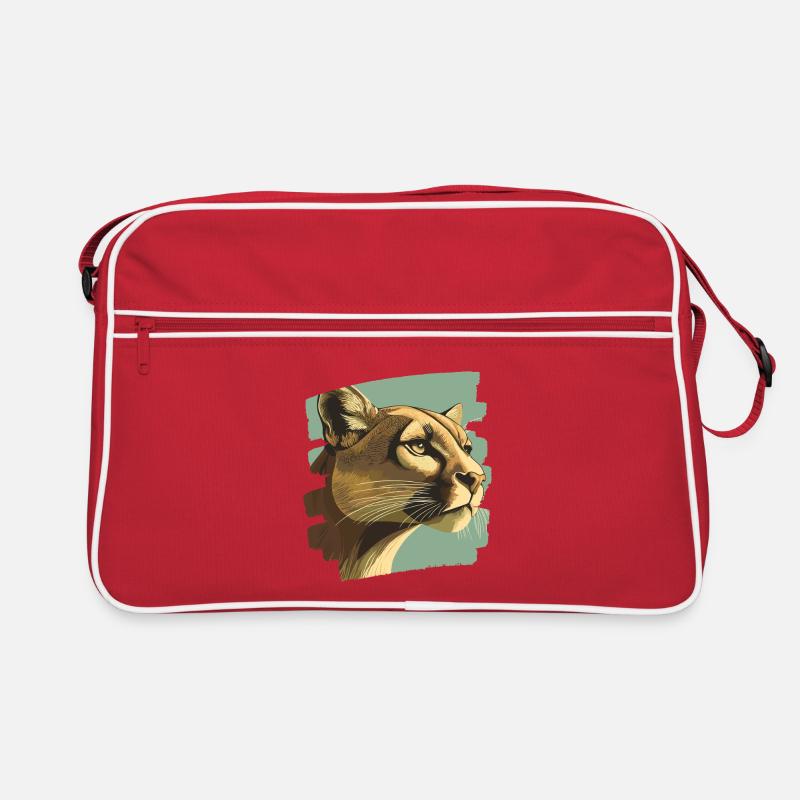 Lion from mountain Retro Retro Tasche