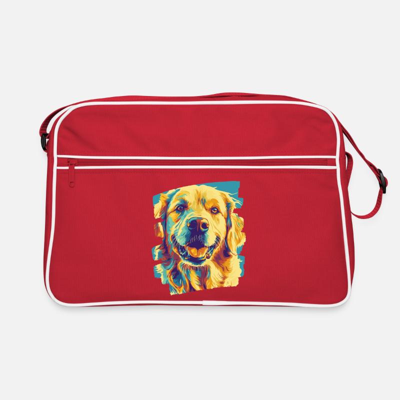 Golden Retriever Retro Tasche