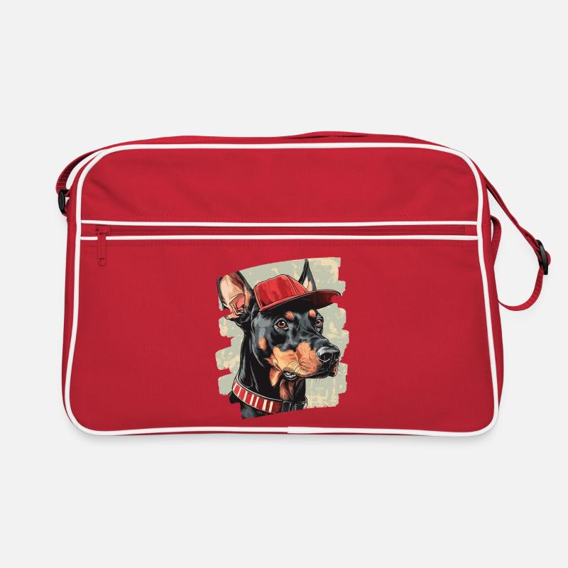 Dobermann Retro Tasche