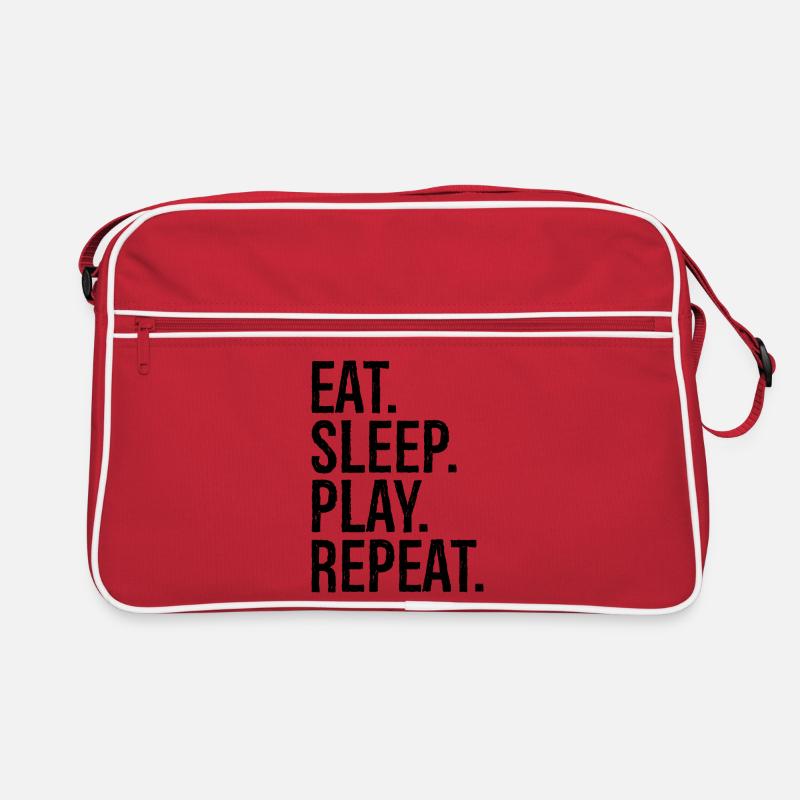 Manger, dormir, jouer, répéter, Sac Retro