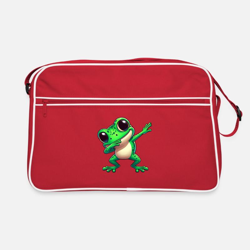 Cool Frog Dabbing Crapaud Tendance Sac Retro