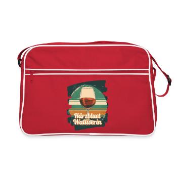 Härzbluetvaliserin ValaiserValais, Suisse - Sac Retro - rouge/blanc - Devant