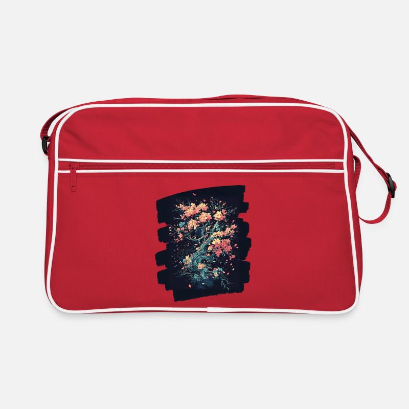 Printemps Printemps Début Fleur Fleurs Sac Retro