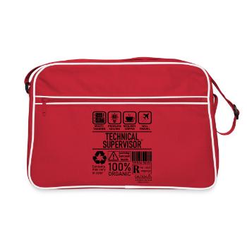 Technical Supervisor multi tasking problem solving - Retro Bag - red/white - Front