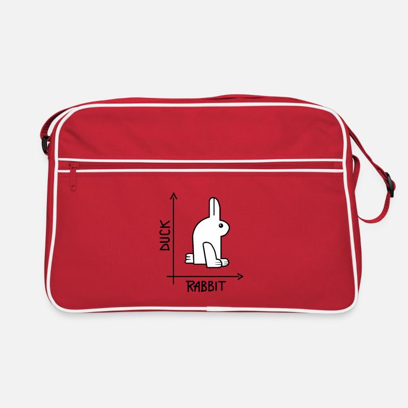 Canard ou lapin Illusion d’optique Sac Retro