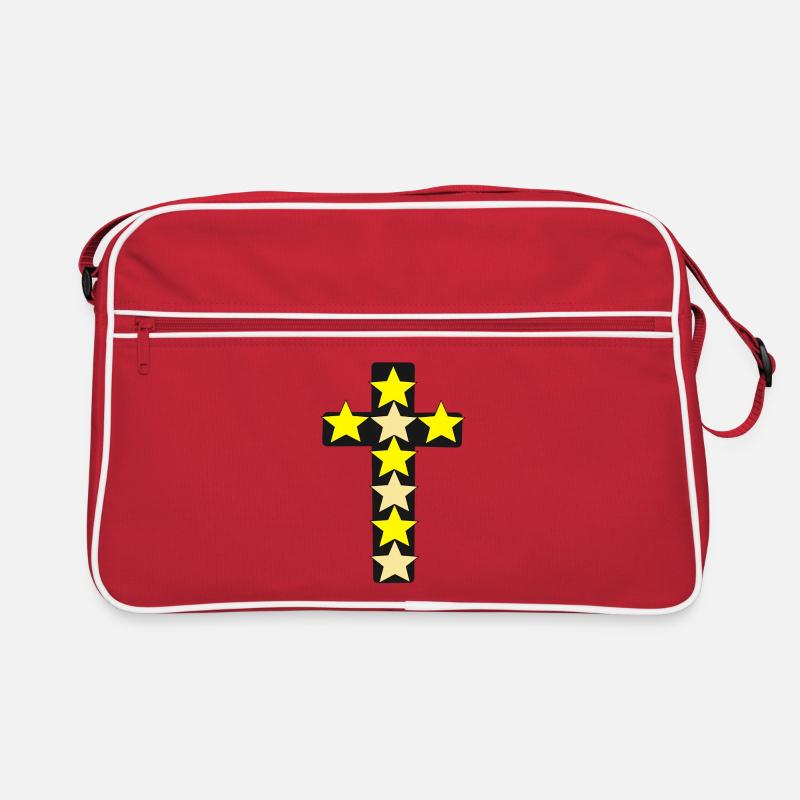 Croix Étoile Croix Croix Sac Retro