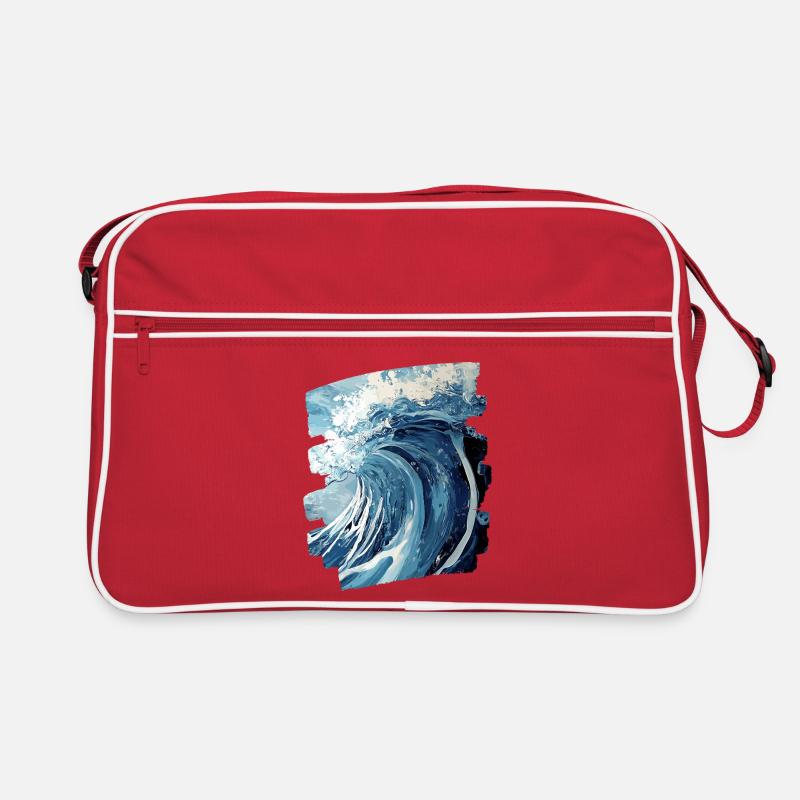 Les vagues et la mer Sac Retro
