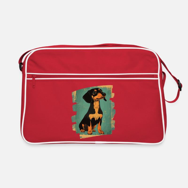Teckel Dackel Sac Retro