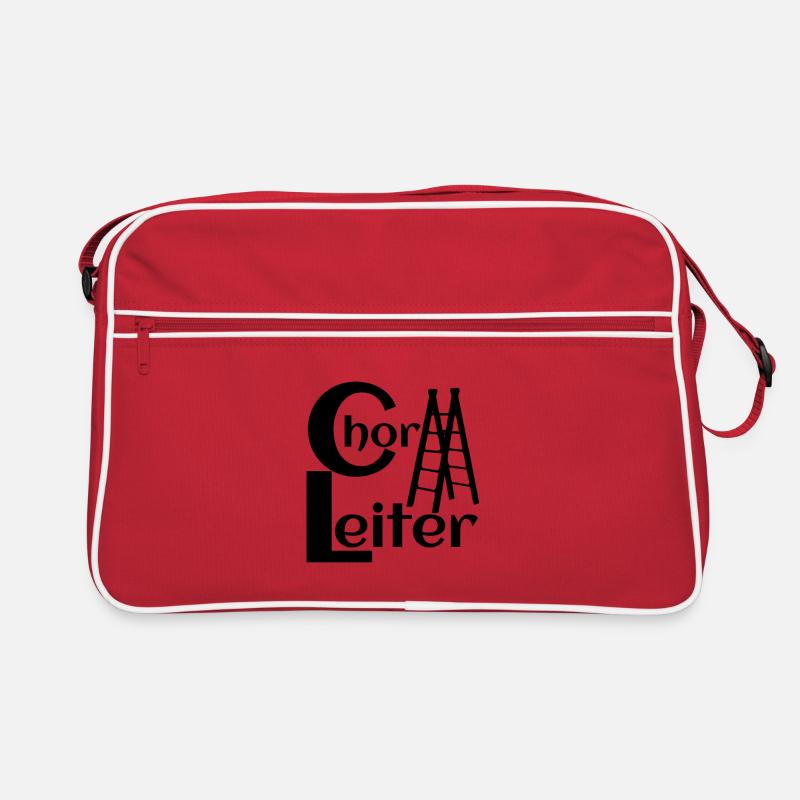 Chorleiter Chor Leiter Chorleiterin - Retro Tasche - Rot/Weiß