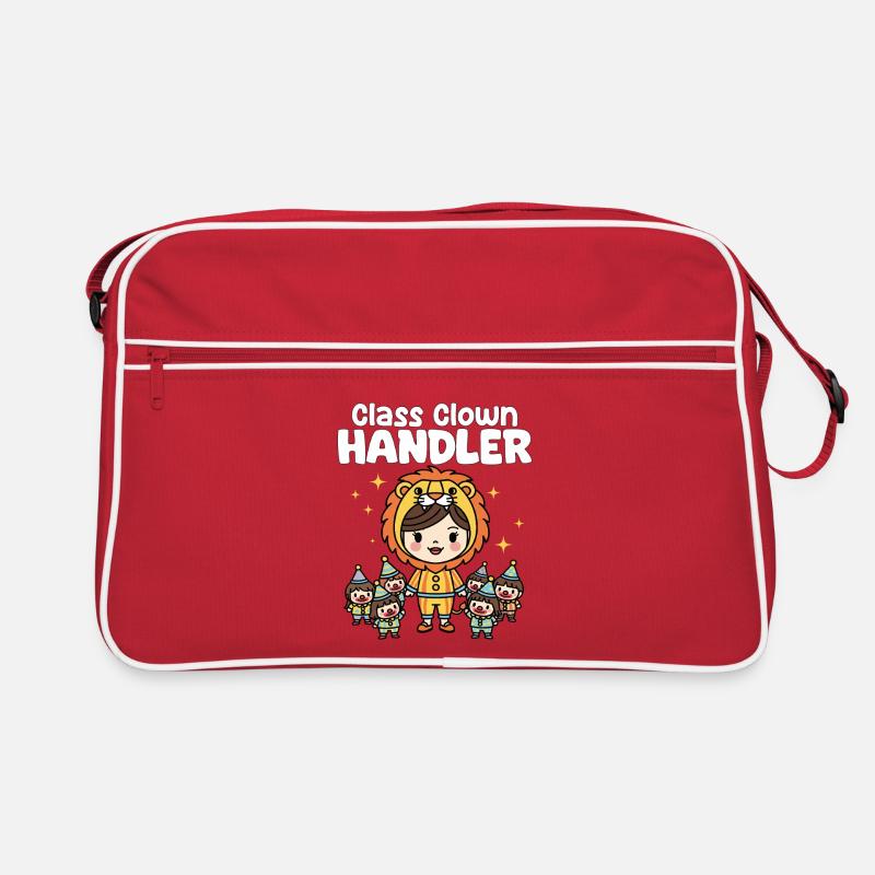 CLASS CLOWN HANDLER - TEACHER GIFT Retro Bag