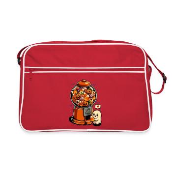 Gumball - Ghost bonbons halloween - Sac Retro - rouge/blanc - Devant