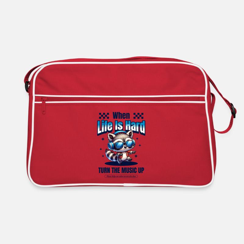 Quand la vie est difficile – Monte le son de la musique Sac Retro