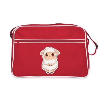Sheep - Retro Bag - red/white - Front