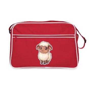 Sheep - Retro Bag - red/white - Front