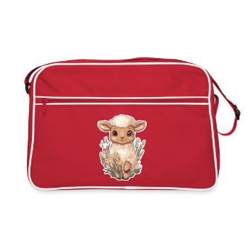Sheep - Retro Bag - red/white - Front