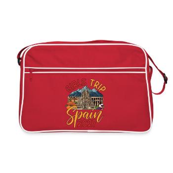 Spain Girls Trip 2027 - Retro Bag - red/white - Front