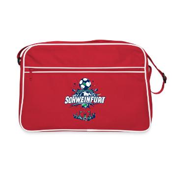 Schweinfurt Football Fan - Retro Bag - red/white - Front