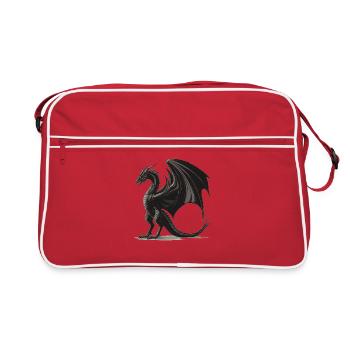 Dragon Dragon - Sac Retro - rouge/blanc - Devant