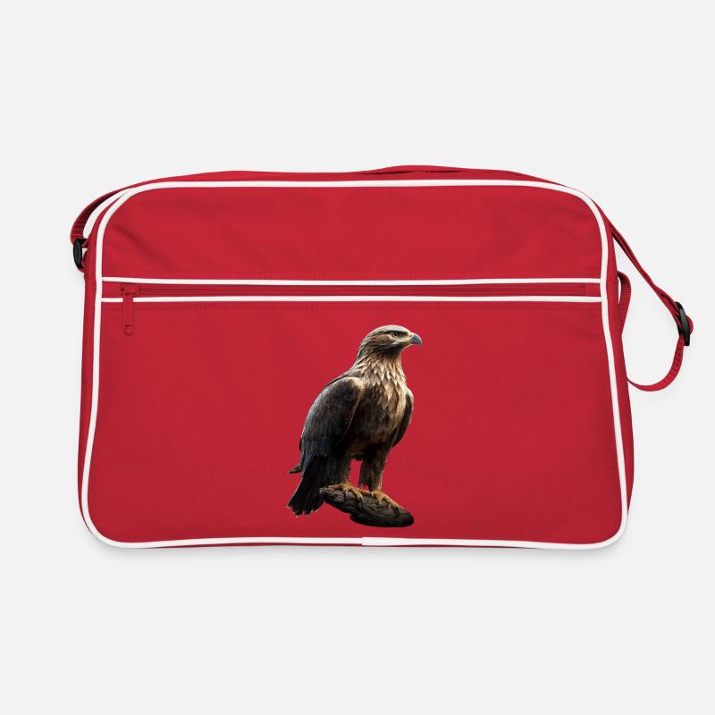 Aigle Pygargue à tête blanche Aigle royal Pygargue à queue blanche Sac Retro