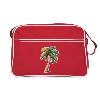 Palmier - Sac Retro - rouge/blanc - Devant