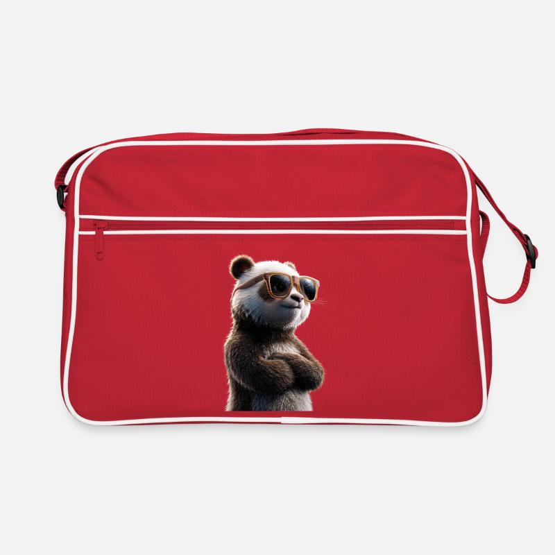 Panda Ours Pandas Géants Panda Géant Mignon Panda Ours Panda Sac Retro