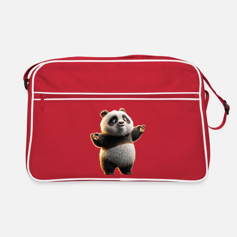 Panda Ours Pandas Géants Panda Géant Mignon Panda Ours Panda Sac Retro