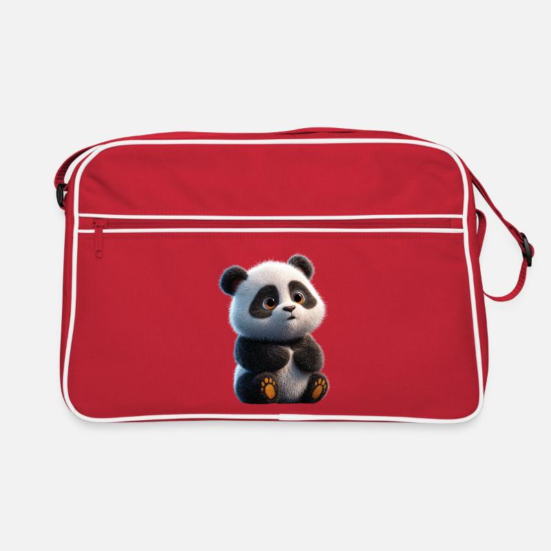 Panda Ours Pandas Géants Panda Géant Mignon Panda Ours Panda Sac Retro