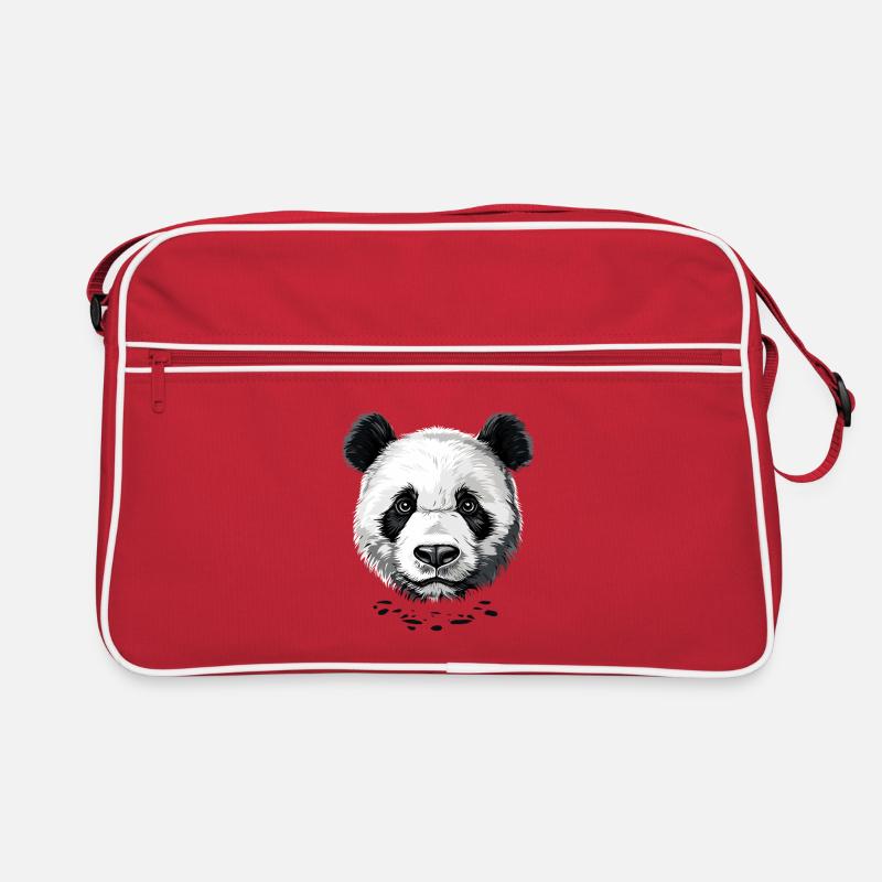 Panda Ours Pandas Géants Panda Géant Mignon Panda Ours Panda Sac Retro