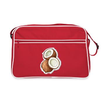 Coconut - Retro Bag - red/white - Front