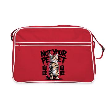 Pas votre chat de compagnie - Sac Retro - rouge/blanc - Devant