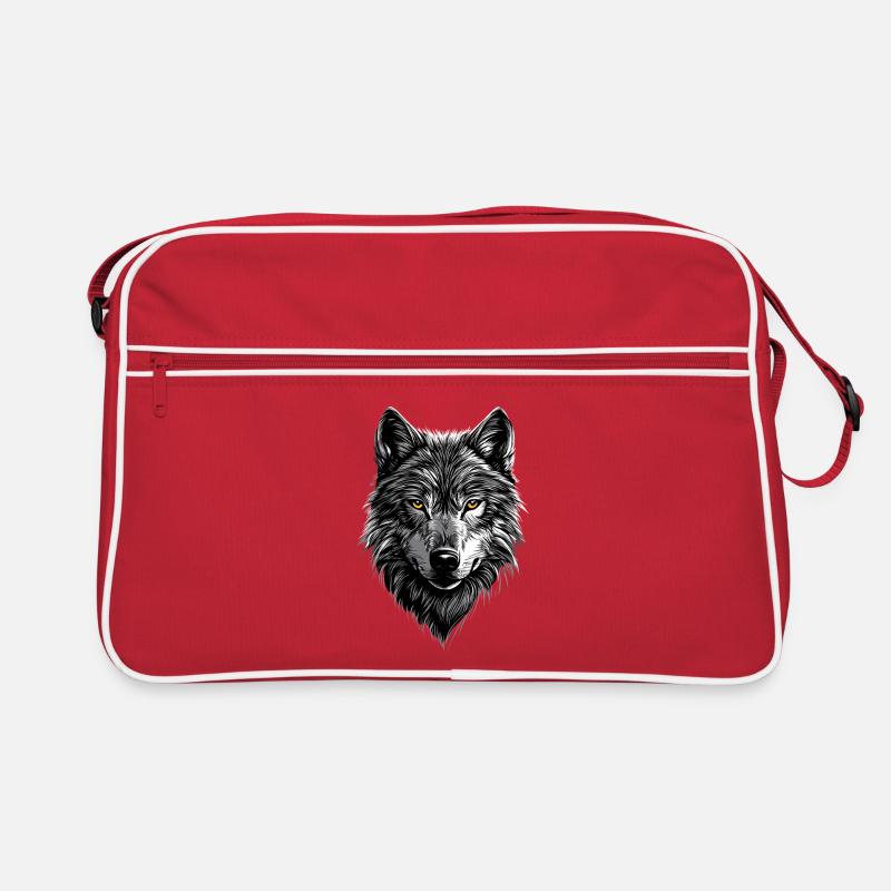 Wolf Love Wolves Wolf Pack Wolfhound Wild Wolf Sac Retro