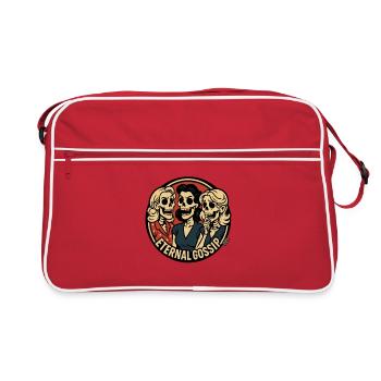 Eternal Gossip: Skeleton Housewifes Trio - Retro Bag - red/white - Front