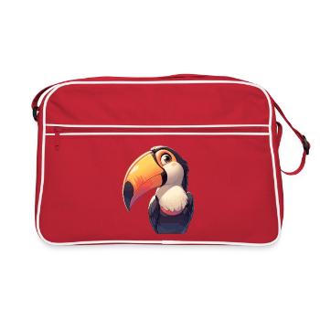 Toucans Toucan - Retro Bag - red/white - Front