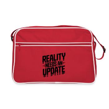 Reality Needs an Update - Retro Bag - red/white - Front