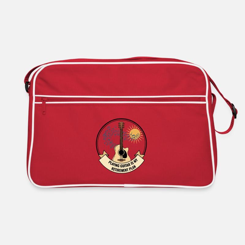 Guitar Retirement Plan Quote Retro Bag