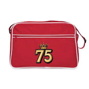75 Number Krone - Retro Bag - red/white - Front