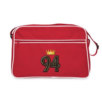 94 Number Crown - Retro Bag - red/white - Front
