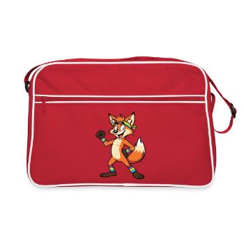 Fuchs Fitness Groove - Retro Bag - red/white - Front