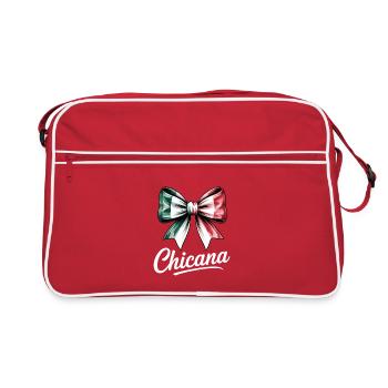 Chicana Bow Italytricolor - Retro Bag - red/white - Front
