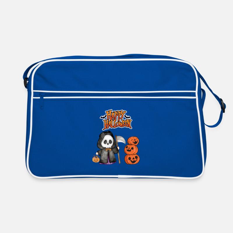 Frohes Halloween Sensenmann Retro Tasche