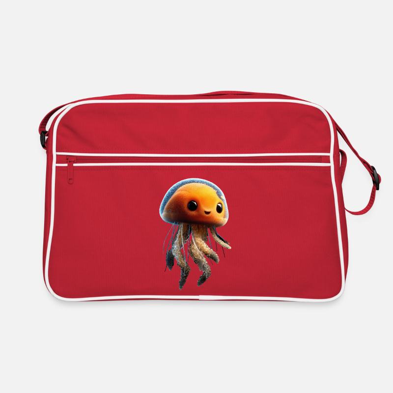 Méduse Méduse de feu Méduse Méduse mignonne Sac Retro