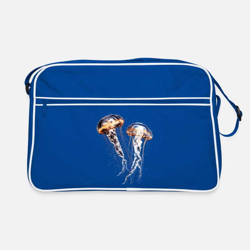 Méduse Méduse de feu Méduse Méduse mignonne Sac Retro