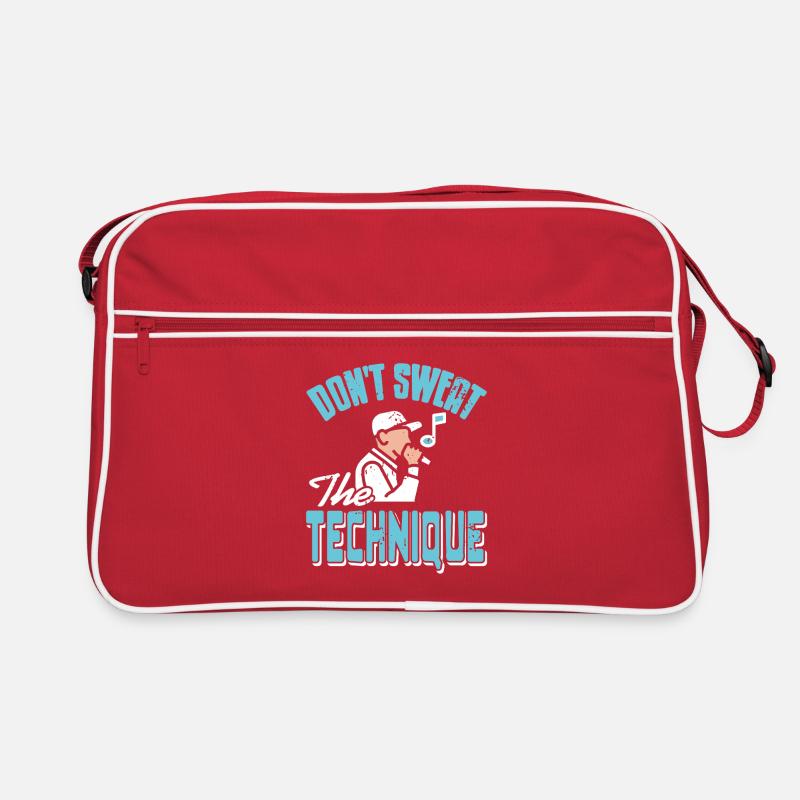 Don't Sweat the Technique Rap Lyric Mastery Retro Bag