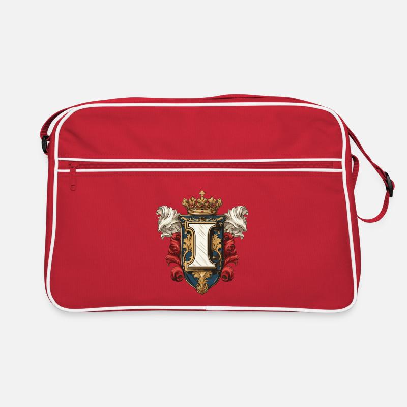 I Buchstabe Name Krone Retro Tasche